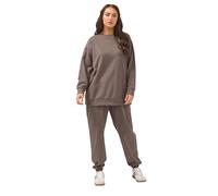 Yours Curve Light Brown Sweatshirt - Women's - Plus Size Curve