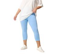 Yours Curve Light Purple Crop Leggings - Women's - Plus Size Curve