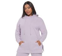 Yours Curve Light Purple Pocket Front Hoodie - Women's - Plus Size Curve