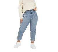 Yours Curve Wash Denim Boyfriend Jeans - Women's - Plus Size Curve