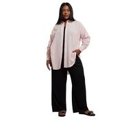 Long Sleeve Linen Shirt Yours Light Pink 20