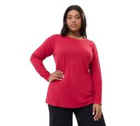 Yours Curve Long Sleeve Core T-Shirt - Women's - Plus Size Curve Red