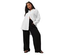 Yours Women's Long Sleeve Linen Shirt in White | Size: 20 Yours White 20