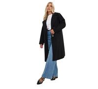 Yours Curve Longline Formal Coat - Women's - Plus Size Curve Black