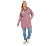 Yours Curve Longline Zip Hoodie - Women's - Plus Size Curve
