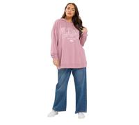 Yours Curve 'Los Angeles' Applique Hoodie - Women's - Plus Size Curve
