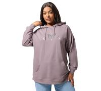 Yours Curve Mauve Celestial Hoodie - Women's - Plus Size Curve