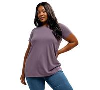 Yours Curve Mauve Purple Core T-Shirt - Women's - Plus Size Curve
