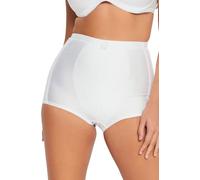 Yours Curve Medium Control High Waisted Full Briefs - Women's - Plus Size Curve White