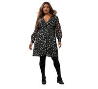 Yours Curve Metallic Star Mini Dress - Women's - Plus Size Curve
