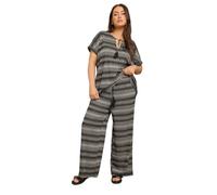 Yours Curve Metallic Zig Zag Tie Neck Top - Women's - Plus Size Curve