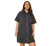 Yours Curve Mid Denim Shirt Dress - Women's - Plus Size Curve
