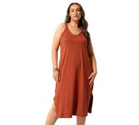Yours Curve Midi Dress - Women's - Plus Size Curve Burnt Orange