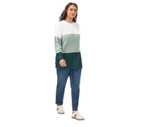 Yours Curve Mint Colour Block Jumper - Women's - Plus Size Curve