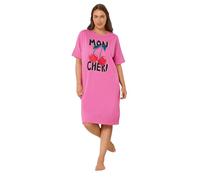 Yours Women's 'Mon Cheri' Sleep Tee Nightdress in Pink | Size: 26-28 Yours Pink 26-28