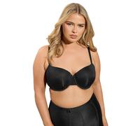 Yours Curve Moulded Underwired New T-Shirt Bra - Women's - Plus Size Curve Black