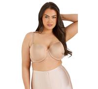 Yours Curve Moulded Underwired New T-Shirt Bra - Women's - Plus Size Curve Nude