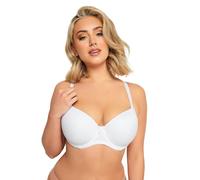 Yours Curve Moulded Underwired T-Shirt Bra - Women's - Plus Size Curve White