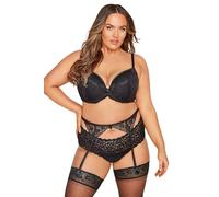 Yours Curve Narrow Lace Suspender Belt - Women's - Plus Size Curve