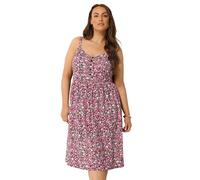 Yours Curve Navy Blue Ditsy Floral Strappy Sundress - Women's - Plus Size Curve
