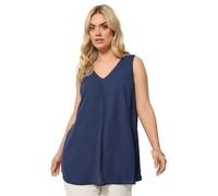 Yours Women's Cami Swing Vest Top in Cobalt | Size: 16