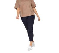 Yours Curve Navy Cropped Stretch Grace Jeggings - Women's - Plus Size Curve