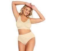 Yours Curve Nude Seamless Light Control High Waisted Full Briefs - Women's - Plus Size Curve