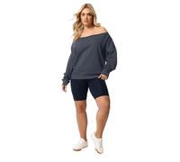 Yours Women's Off Shoulder Sweatshirt in Dark Navy | Size: 22-24 Yours Dark Navy 22-24