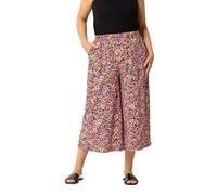Yours Curve & Orange Floral Culottes - Women's - Plus Size Curve