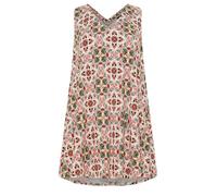 Yours Curve Orange Tropical Print Vest Top - Women's - Plus Size Curve