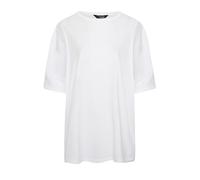 Yours Curve Oversized Boxy T-Shirt - Women's - Plus Size Curve White