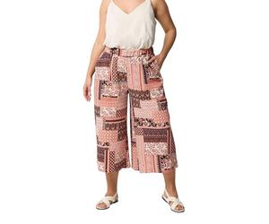 Yours Curve Paisley Culottes - Women's - Plus Size Curve