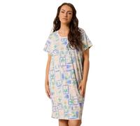 Yours Women's Postcard Print Dipped Back Nightdress | Size: 30/32