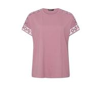 Yours Curve Pink Crochet T-Shirt - Women's - Plus Size Curve