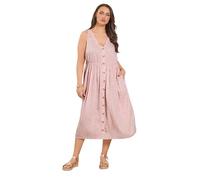 Yours Curve Pink Ditsy Floral Sundress - Women's - Plus Size Curve