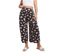Yours Curve & Pink Floral Print Midaxi Culottes - Women's - Plus Size Curve