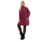 Yours Curve Pink Lettuce Edge Tunic Dress - Women's - Plus Size Curve