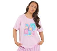 Yours Curve Pink 'Seas The Day' Pyjama Set - Women's - Plus Size Curve