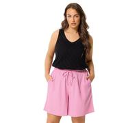 Yours Curve Pink Textured Woven Shorts - Women's - Plus Size Curve