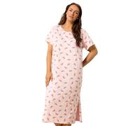 Yours Women's Watermelon Print Nightdress in Light Pink | Size: 22/24