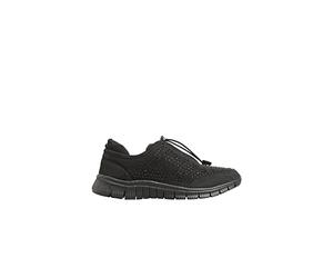 Yours Curve Plus Size - Embellished Drawcord Memory Foam Comfort Trainers in Wide E Fit & Extra Wide Eee Fit - Women's Multi