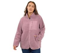 Yours Curve Pocket Teddy Fleece Jacket - Women's - Plus Size Curve