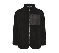 Yours Curve Pocket Teddy Fleece Jacket - Women's - Plus Size Curve Black