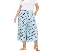Yours Curve Polka Dot Culottes - Women's - Plus Size Curve