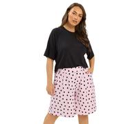 Yours Curve Polka Dot Shorts - Women's - Plus Size Curve