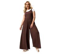 Yours Curve Polka Dot Textured Jumpsuit - Women's - Plus Size Curve