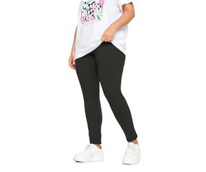 Yours Curve Ponte Premium Stretch Trousers - Women's - Plus Size Curve Black