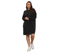 Yours Curve Premium Collection Pocket Sweatshirt Dress - Women's - Plus Size Curve Black