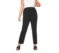 Yours Curve Pull On Stretch Ribbed Bootcut Trousers - Women's - Plus Size Curve
