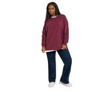 Yours Curve Red 2-In-1 Sweatshirt - Women's - Plus Size Curve